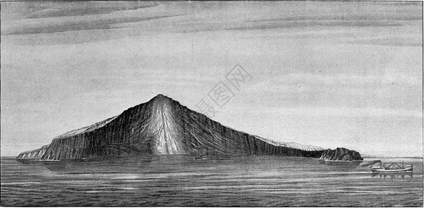 1883年克拉卡托火山喷发造成的沟渠图片