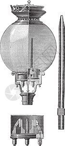雕刻的老式插图艺术电路绘画活力电气蚀刻工程技术创造力科学图片