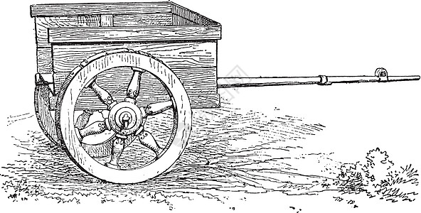 高卢战车复古雕刻图片