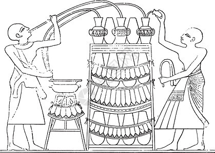 埃及抽水 古代雕刻背景图片
