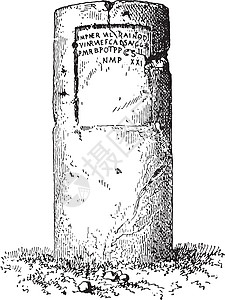 里程碑 古代雕刻图片