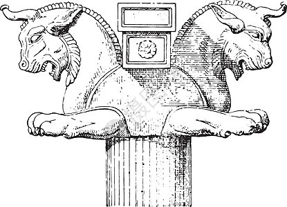 波斯首都 古代雕刻图片