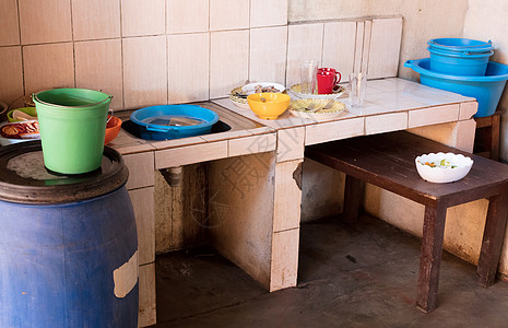 马达加斯加南部的简易厨房图片