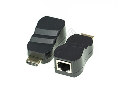 HDMI 网络 LAN 互联网适配计算机扩展器图像绳索适配器电话插头塑料电子连接器电脑模拟ip图片