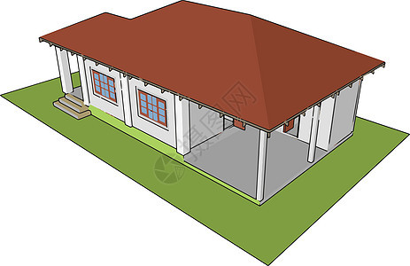 白色背景上的预制房屋工程城市建筑学住房建筑财产公寓夹子工厂材料图片