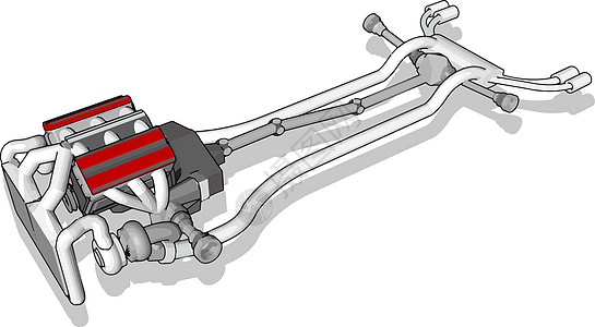 白色背景上的机械师工厂车轮引擎力量机械齿轮工具黑色网络金属图片