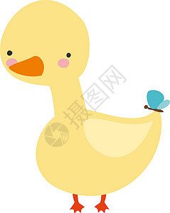 白色背景上的黄色蓝色淋浴玩具艺术游泳小鸭子乐趣游戏孩子农场图片