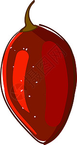 红色塔马里略 插图 白色背景的矢量桂圆热情浆果榴莲香蕉农业饮食草图食物果汁图片