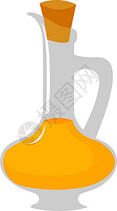 橄榄油 插图 白色背景的矢量瓶子烹饪食物农业标签绘画液体植物美食饮食图片