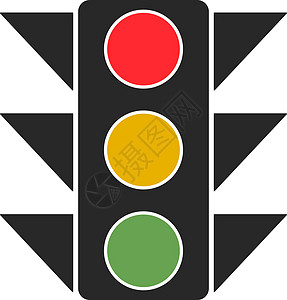 白色背景上的交通灯插图矢量警告艺术红绿灯危险网络绿色城市蓝色信号商业图片