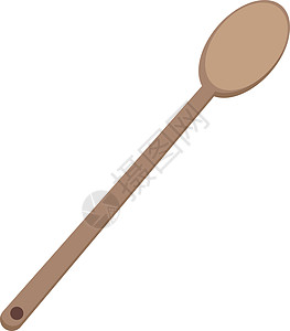 白色背景上的木木头乐器餐具收藏工具勺子刀具团体工作插图图片