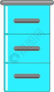 蓝架 插图 白色背景的矢量图片