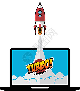 涡轮空间飞船火箭穿梭矢量 ar电脑笔记本艺术助推器背景图片
