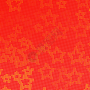 半色星形背景 黄色红星点纹理 流行艺术模式图片