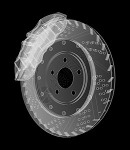 刹车盘和刹车片 XRay styl车辆插图运输活力黑色工程汽车技术3d光盘图片