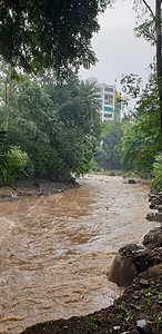 印度的洪水水图片