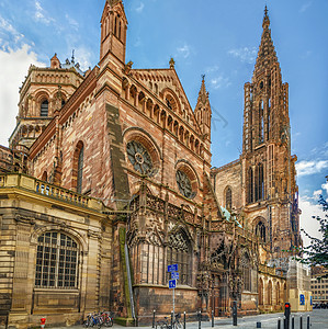 斯特拉斯堡大教堂 法国旅行旅游宗教大教堂历史贵妇人建筑学历史性犀牛城市图片