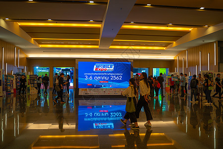 泰国曼谷 2019 年 10 月 4 日 2019 年 10 月 3 日至 6 日在泰国曼谷举行的泰国移动博览会 手机交易会的入图片