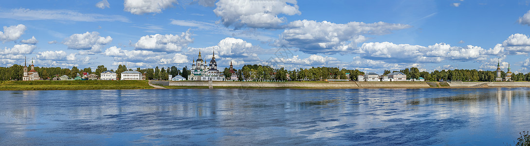 俄罗斯历史中心全景历史性海滩地区旅行建筑晴天蓝色地标白色天空图片