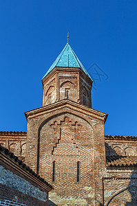 格鲁吉亚Kakheti的Gremi建筑学寺庙建筑宗教天空历史城堡大教堂石头历史性图片