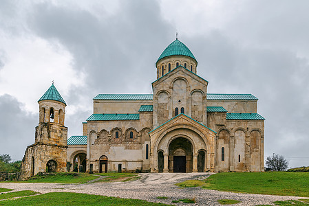 格鲁吉亚巴格拉蒂大教堂教会天空宗教建筑学历史地标遗产石头寺庙旅行图片
