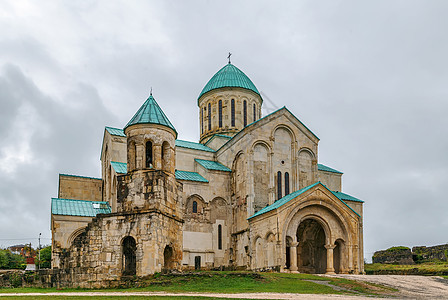 格鲁吉亚巴格拉蒂大教堂地标宗教建筑学历史教会寺庙旅行安眠石头天空图片