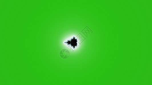 金属绿颜色的分形几何学绿色螺旋递归艺术背景图片