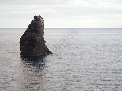 海洋和岩石风景蓝色天空场景海浪沿海旅游海岸线幸福地平线图片