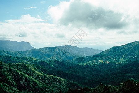 泰国北部Khao Kho区Phetchabun省山景图森林烟雾环境问题摄影目的地天空文化日落蓝色旅游图片