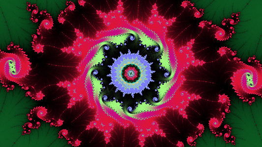 Mandelbrot 分形螺旋 colorfu墙纸螺旋形背景图片