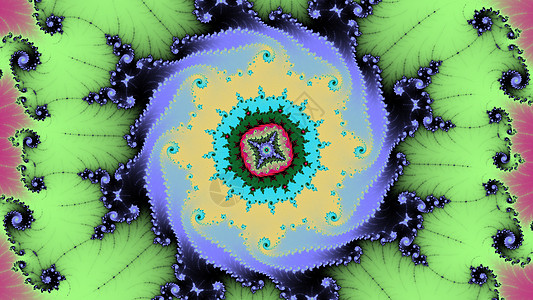 Mandelbrot 分形螺旋 colorfu墙纸螺旋形背景图片