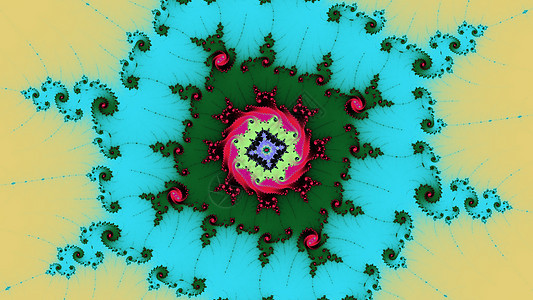 Mandelbrot 分形螺旋 colorfu墙纸螺旋形背景图片