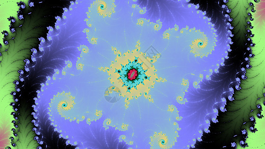 Mandelbrot 分形螺旋 colorfu墙纸螺旋形背景图片