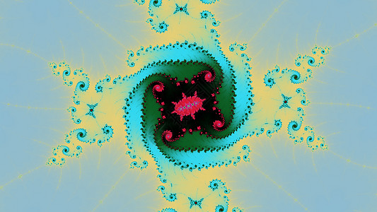 Mandelbrot 分形螺旋 colorfu螺旋形墙纸背景图片