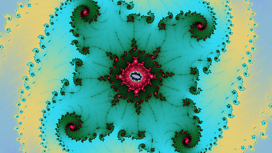 Mandelbrot 分形螺旋 colorfu螺旋形墙纸背景图片