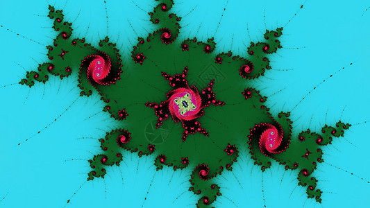 Mandelbrot 分形螺旋 colorfu墙纸螺旋形背景图片