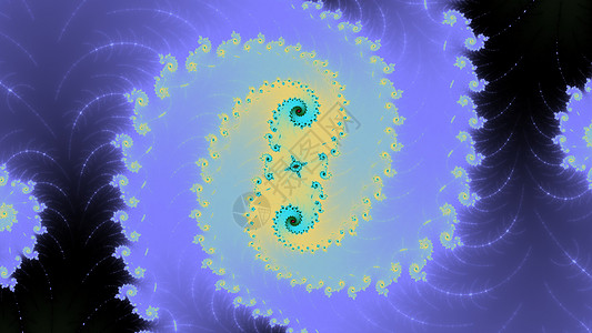 Mandelbrot 分形螺旋 colorfu墙纸螺旋形背景图片