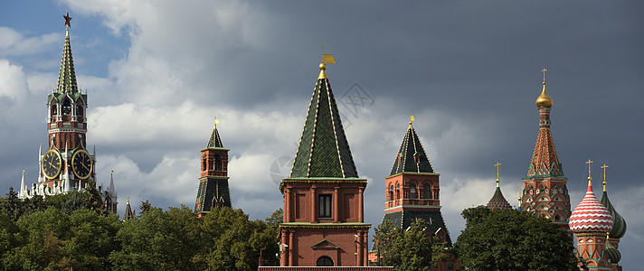 俄罗斯莫斯科城市天空首都地标建筑学旅行图片