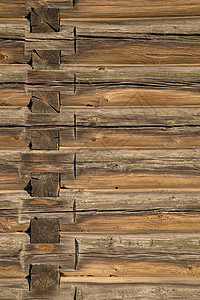 一个老房子的原木纹理房子乡村日志村庄木头框架树干材料家园建筑学图片