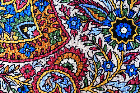 明亮的织物背景外衣工匠纺织品修剪编织羊毛刺绣针线活服饰装饰品图片
