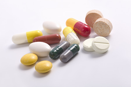 药丸和胶片临床药片瓶子塑料胶囊药品制药剂量医学空白图片