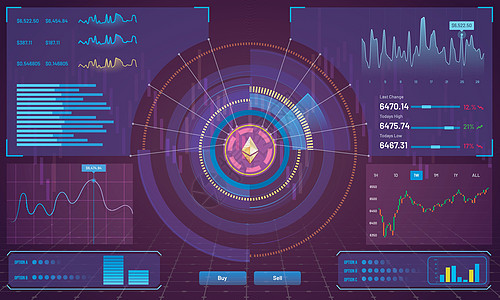 Eetheum交易平台概念的加密货币化 头顶体验界面代码网络交换数据矿业经济市场区块链图片