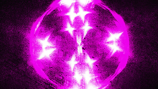 计算机生成的闪烁紫色 lights3d rende 的万花筒垃圾背景渲染星星灯泡灯光辉光运动镜片投影电脑技术图片