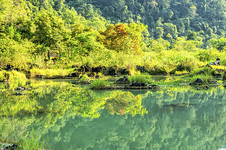 洛波湖背景图片