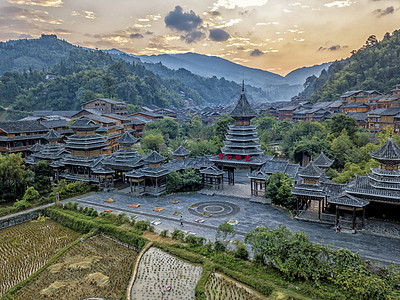 夏青东村旅游日出建筑学眼睛村庄文化天空国籍房子旅行图片