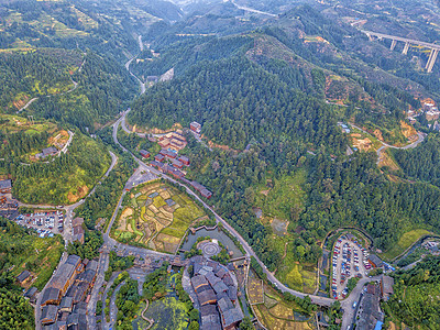 夏青东村文化国籍日出旅行村庄眼睛旅游房子建筑天空图片