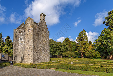 爱尔兰都柏林阿什敦城堡旅行旅游花园绿色天空历史性公园建筑地标历史图片