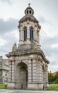 爱尔兰都柏林三一学院坎帕尼莱地标天空历史历史性庭院旅游吸引力一体建筑学教育图片