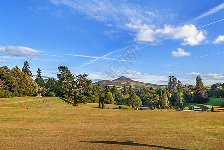 爱尔兰老长山之景天空山脉场地蓝色乡村旅游风景旅行场景国家图片