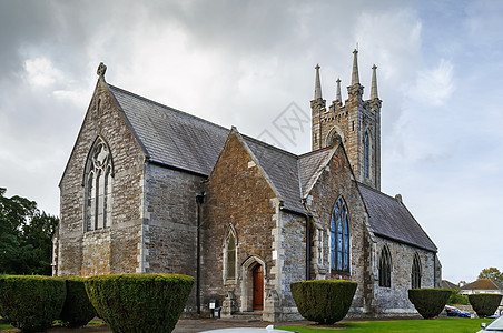 爱尔兰都柏林圣布里吉德教堂建筑城堡地标教会历史性天空旅行城市建筑学宗教图片